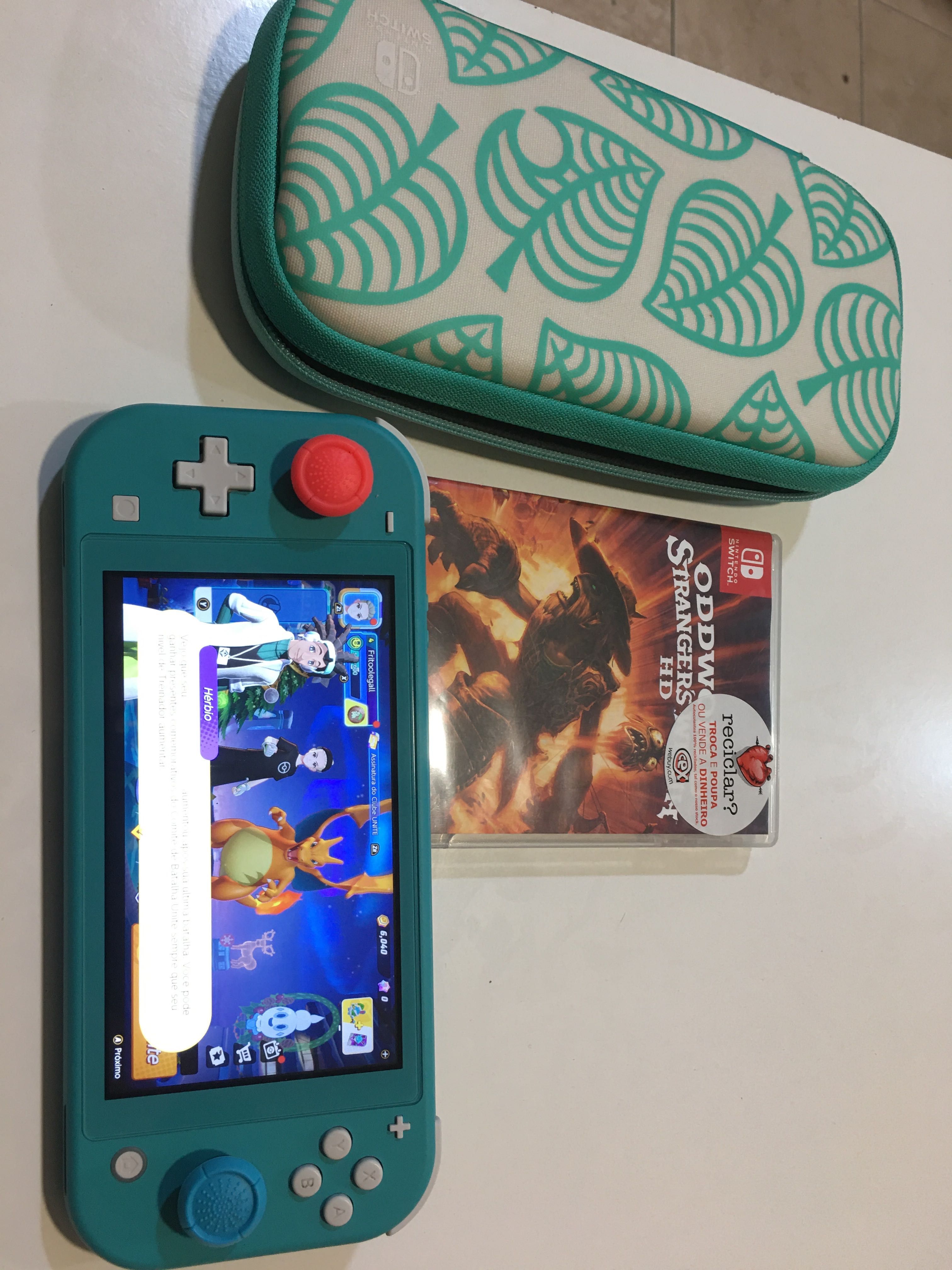 Nitendo Switch Azul turquesa