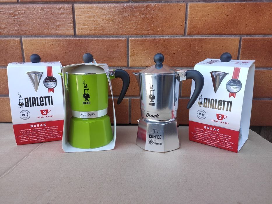 Гейзерна кавоварка Bialetti Briak Fiammetta Mokka 3 6 чашки Італія.