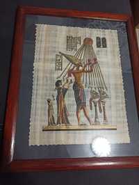 Papirus egipski w ramie