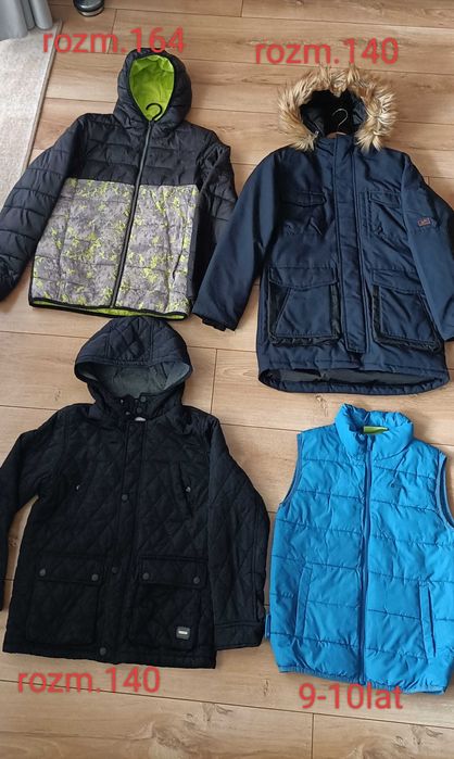 Kurtki chłopięce różne rozmiary
