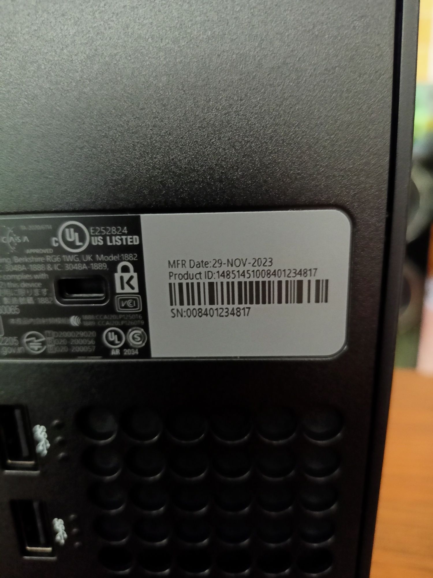 Xbox series X rok produkcji 2023