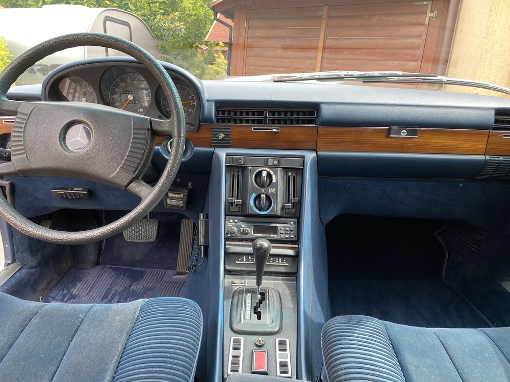Mercedes W116 450 SE wersja Europejska automat piękne wnętrze
