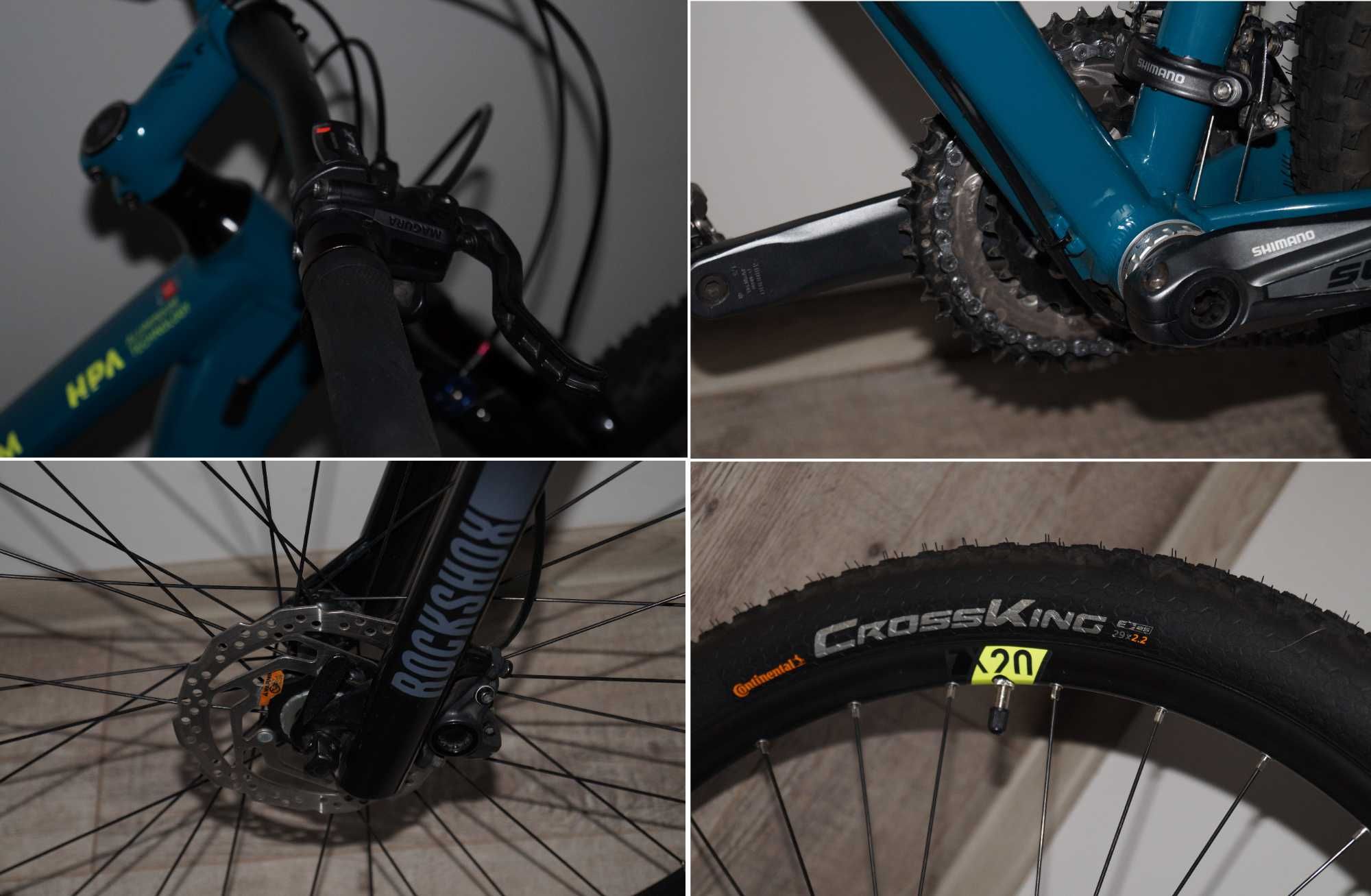 Rower MTB XC Cube AIM Pro 29 Fizik Spd Slx Magura Judy gold rock shox