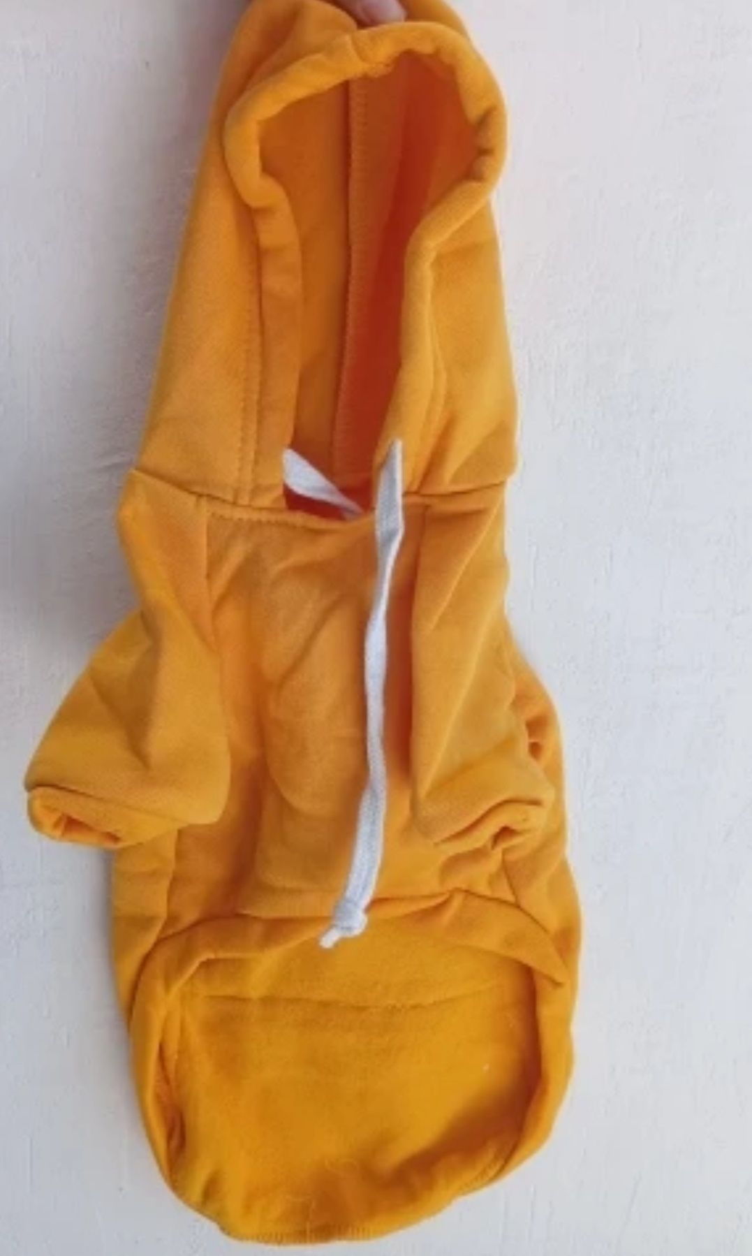 Bluza zimowa ubranko dla psa, rozm XL, nowy żółty z kapturem