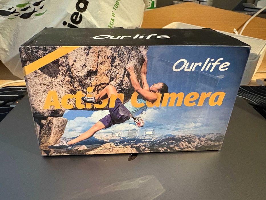 Kamera sportowa 4K WiFi Ultra HD z obudową wodoodporną