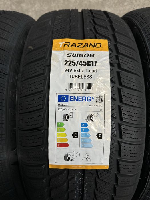 Opony Zimowe NOWE 225/45 17 Trazano Goodride SW608 Rant Ochronny 2025R