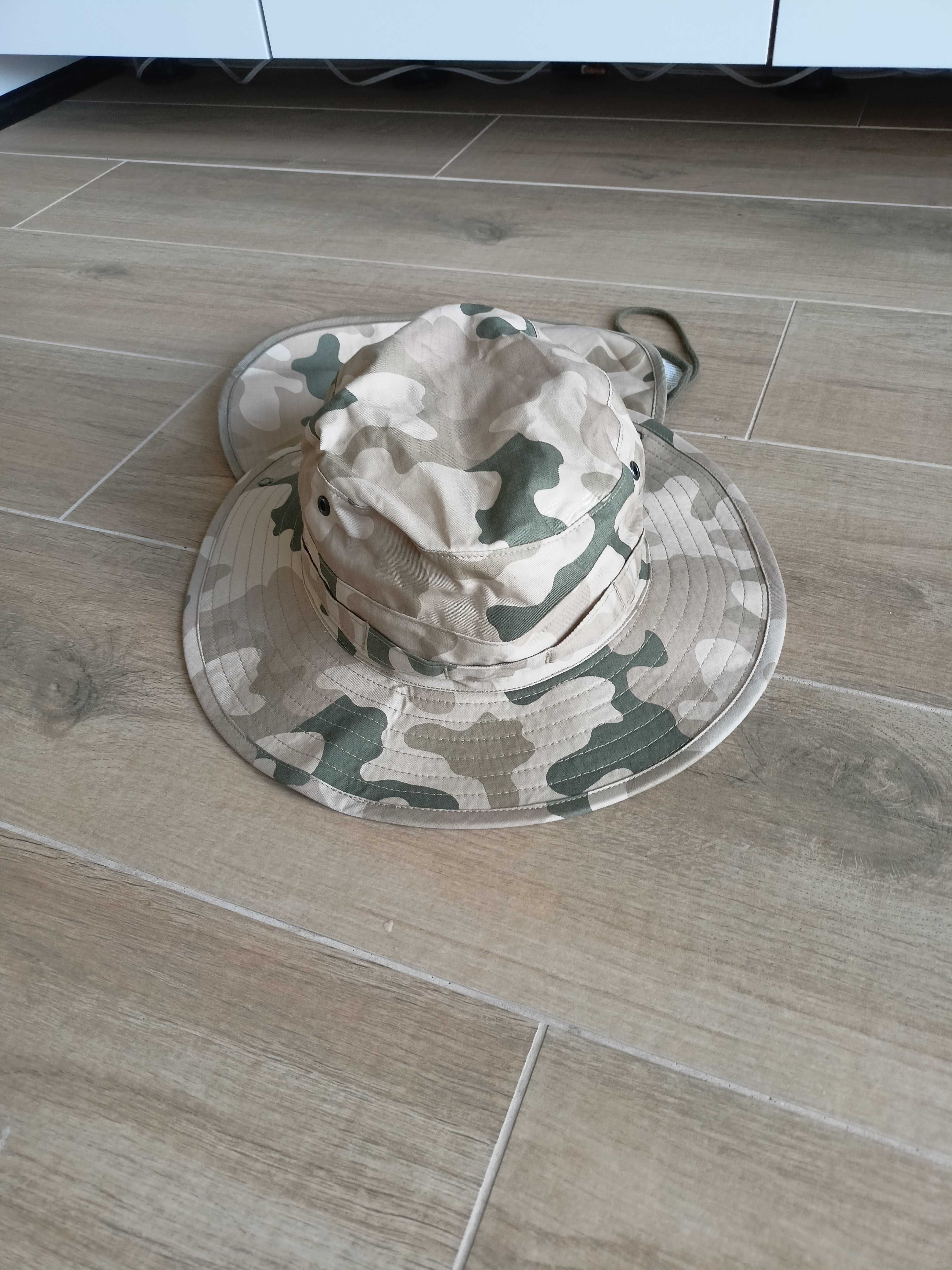 Nowy kapelusz polowy tropikalny wzór 402P/MON rozmiar 53-54 Unikat