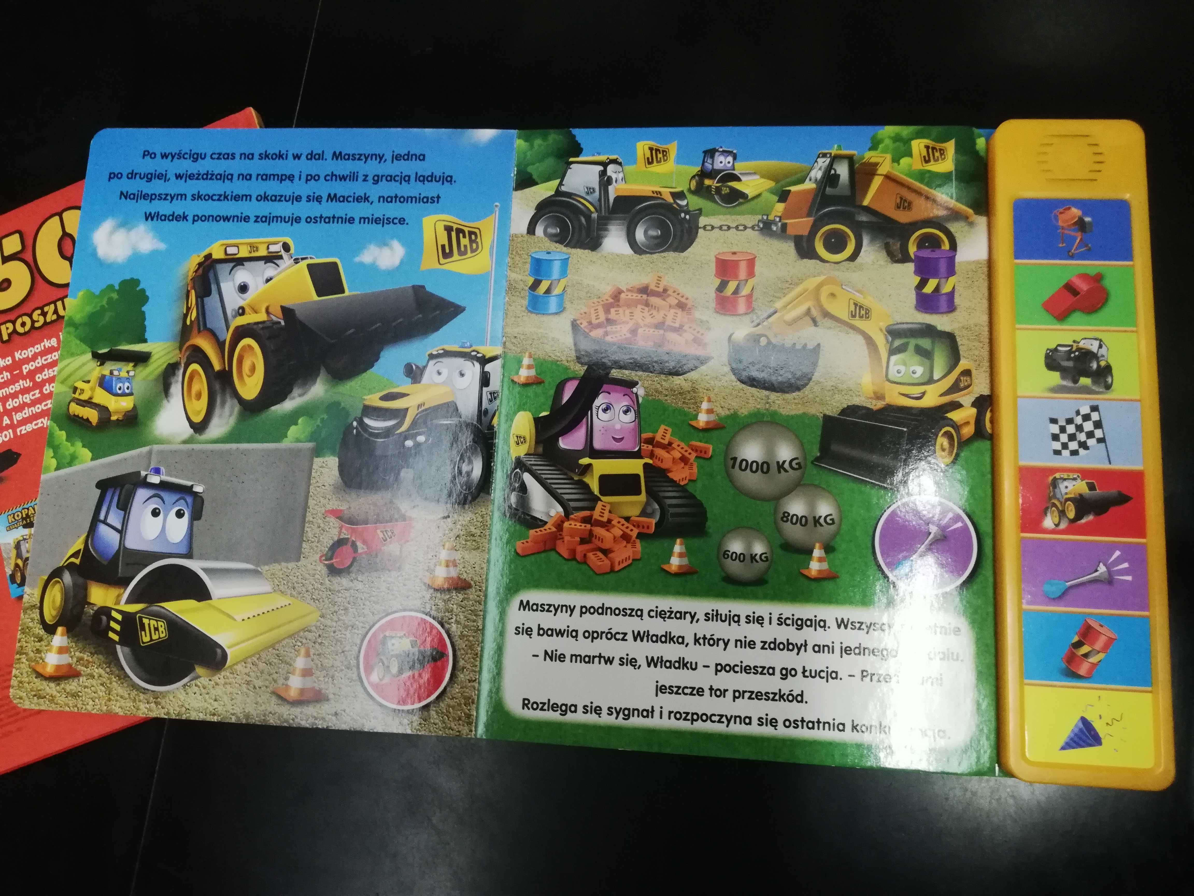 Zestaw książek koparki JCB