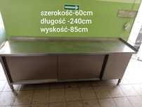 Zlew blat stół gastronomiczny
