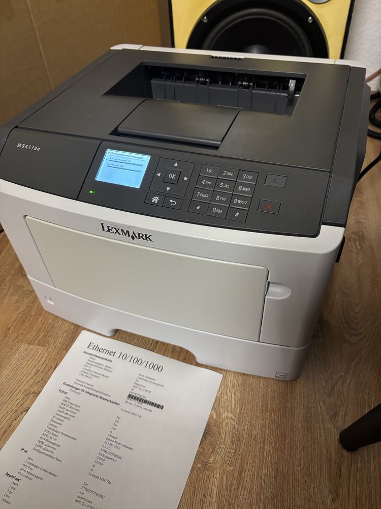 Lexmark MS417dn – Wysokiej jakości drukarka laserowa z akcesoriam i to