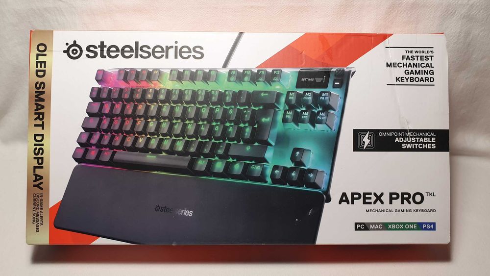 Klawiatura gamingowa Steelseries Apex Pro TKL- wadliwa.