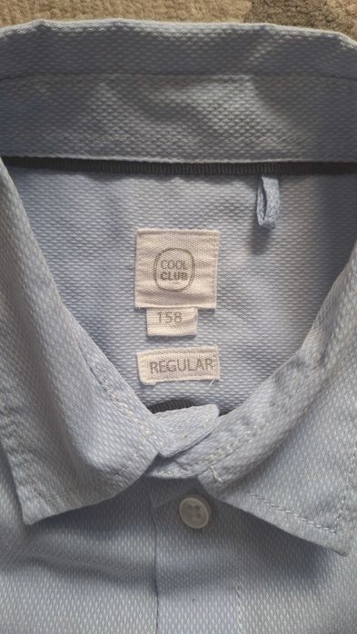 Niebieska elegancka koszula Smyk (Cool Club) roz 158, stan db.