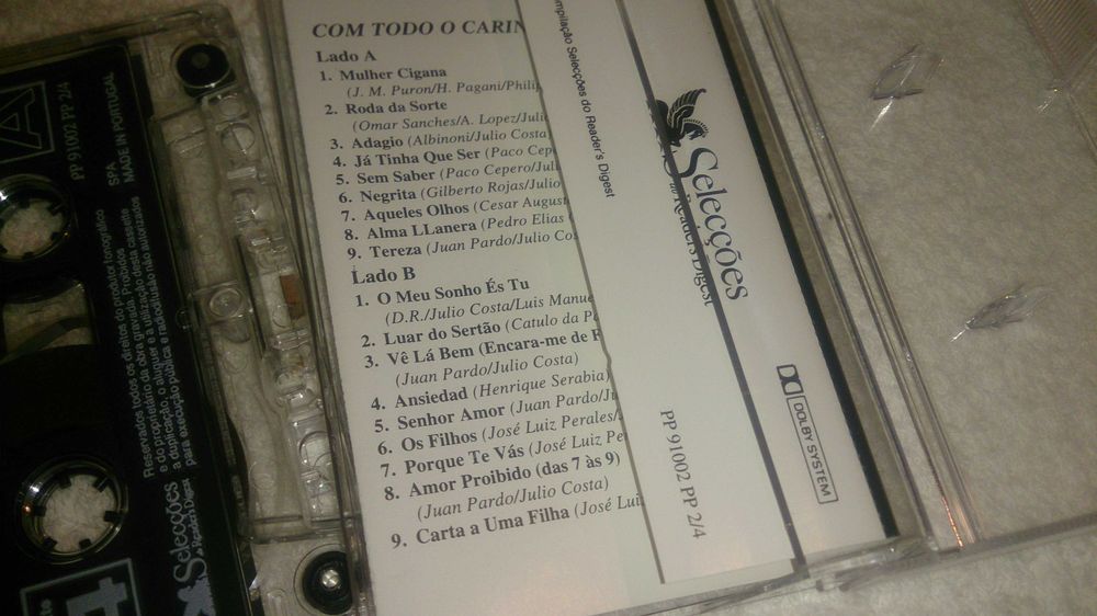 trio odemira (o melhor do trio odemira) 4 cassetes - coleção rara