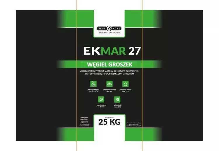 Węgiel Groszek Ekmar  27 - zerowa spiekalność