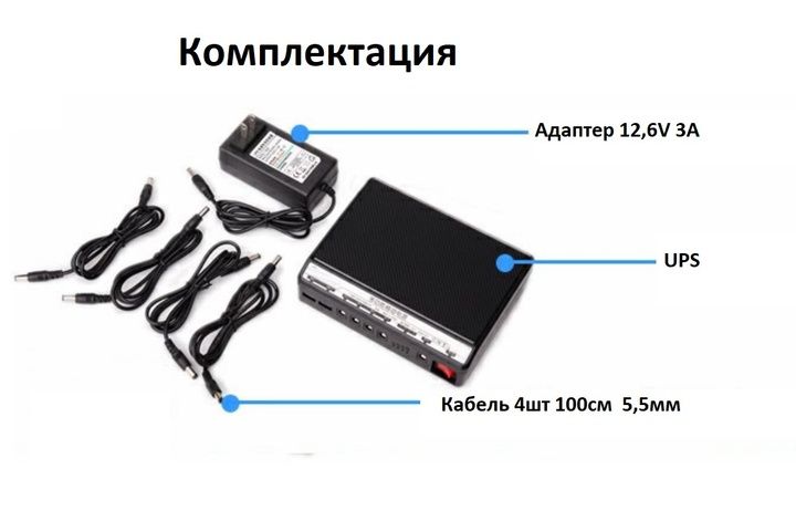 Mini UPS Penxess-6 ДБЖ для роутера 60000 mah