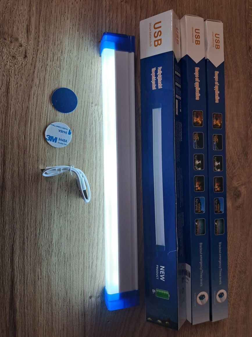 Led tube 30 (32) см кемпінговий акумуляторний ліхтар