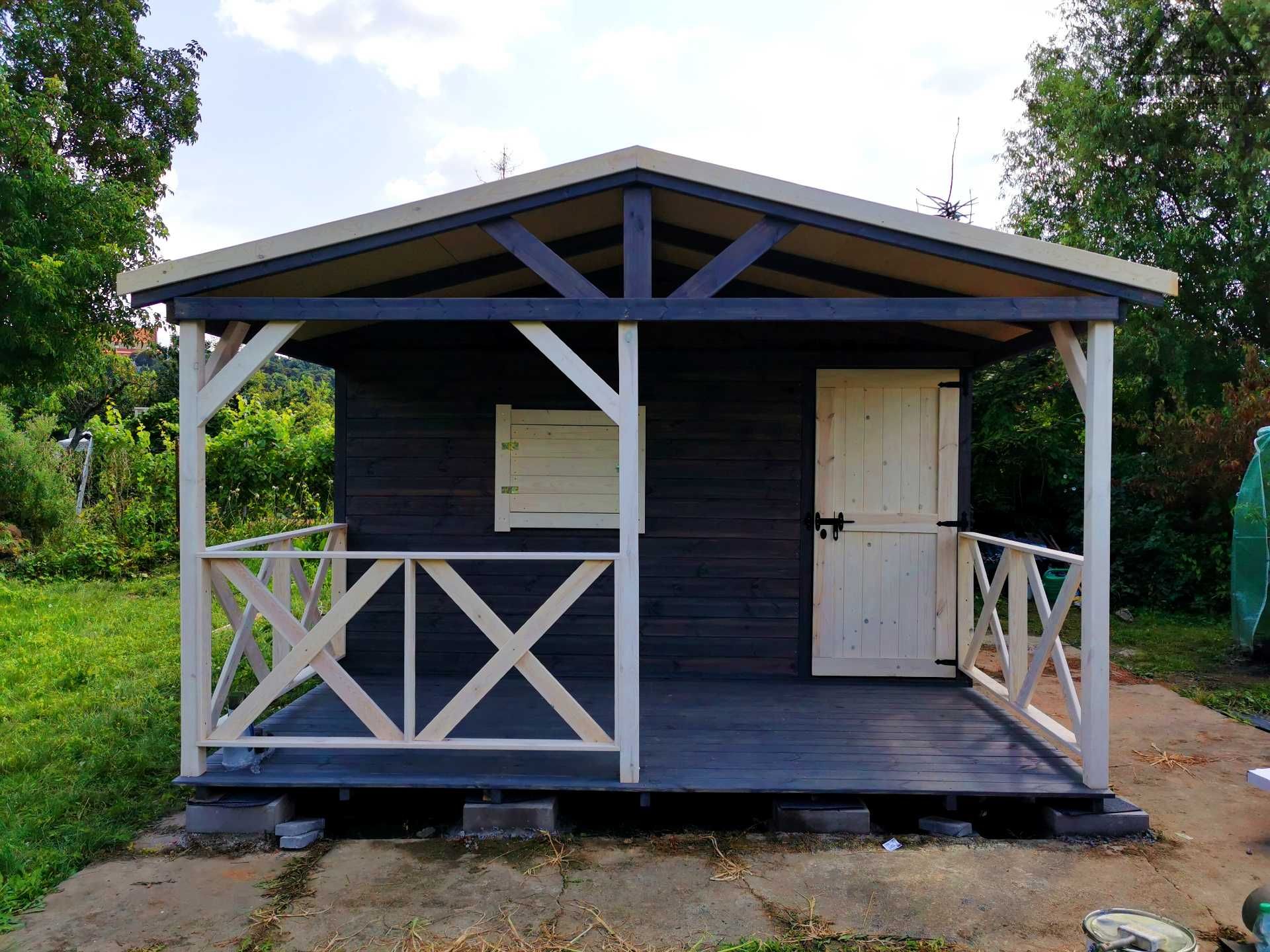 Domek drewniany 24m2 w gotowych elementach