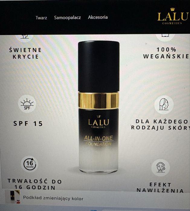 Podkład wyrównujący kolor