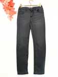 Szare spodnie jeansowe slim tapered dla chłopca rozmiar 12 lat 152 cm