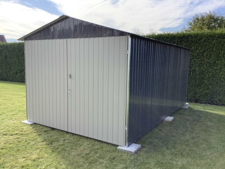 Garaż blaszany 3x5 ocynkowany; dowolne wymiary