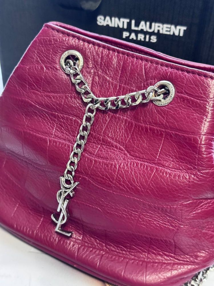 Сумка бордовой цвет YSL