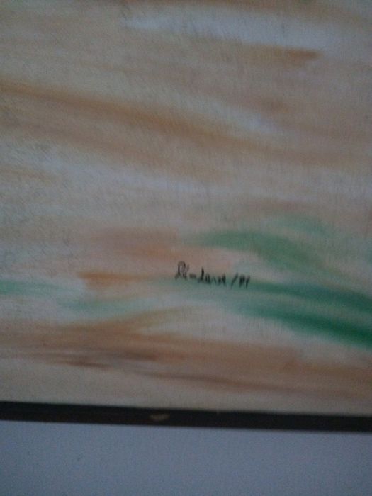 Pintura original Jogadors de Pólo (assinado Pé Leve)