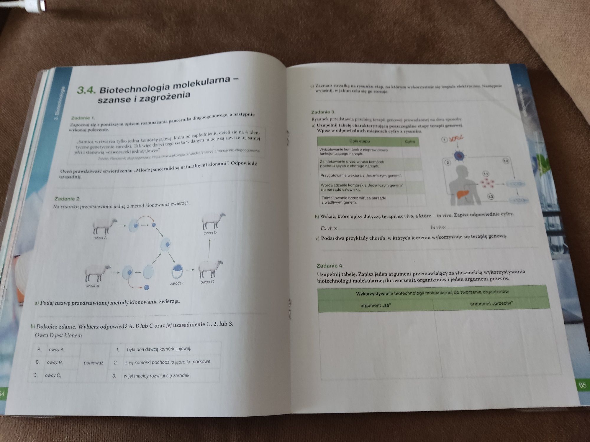 Biologia na czasie 3 karty pracy