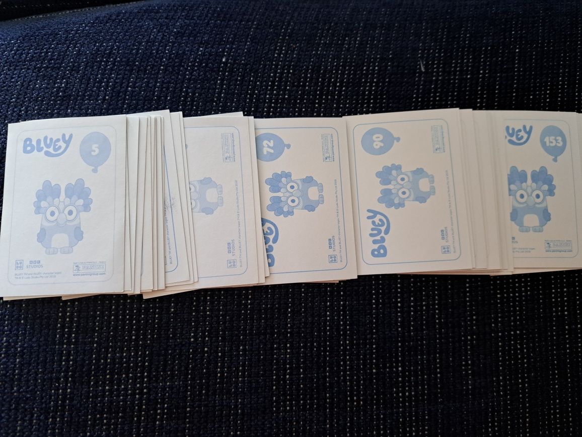 Cromos Caderneta Bluey
