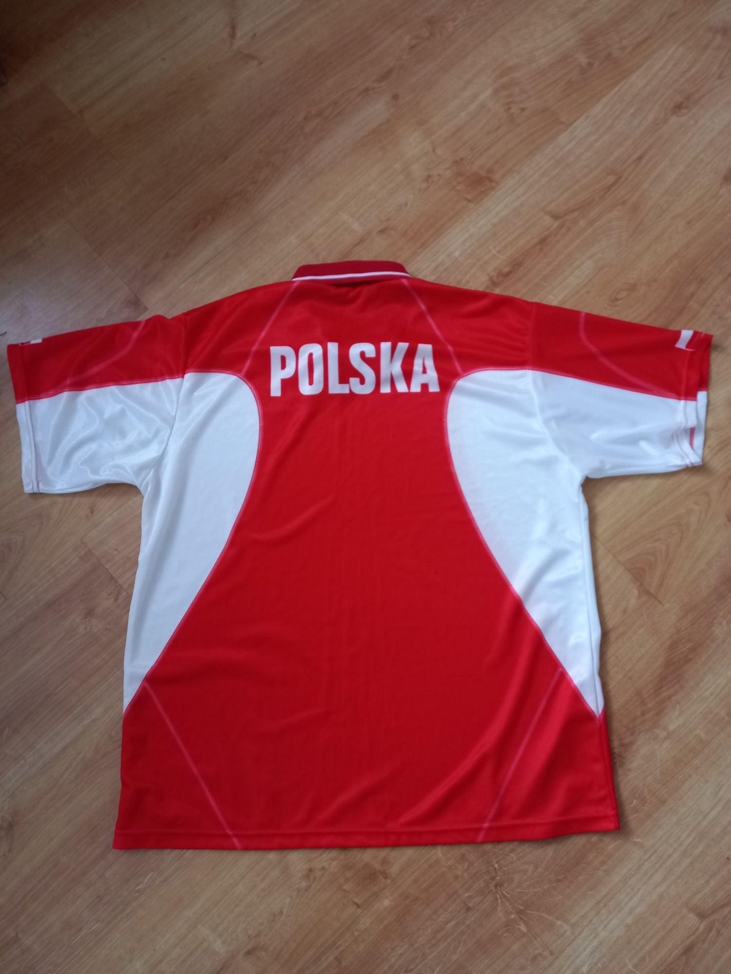 Koszulka kibica Polska biało-czerwona XXL