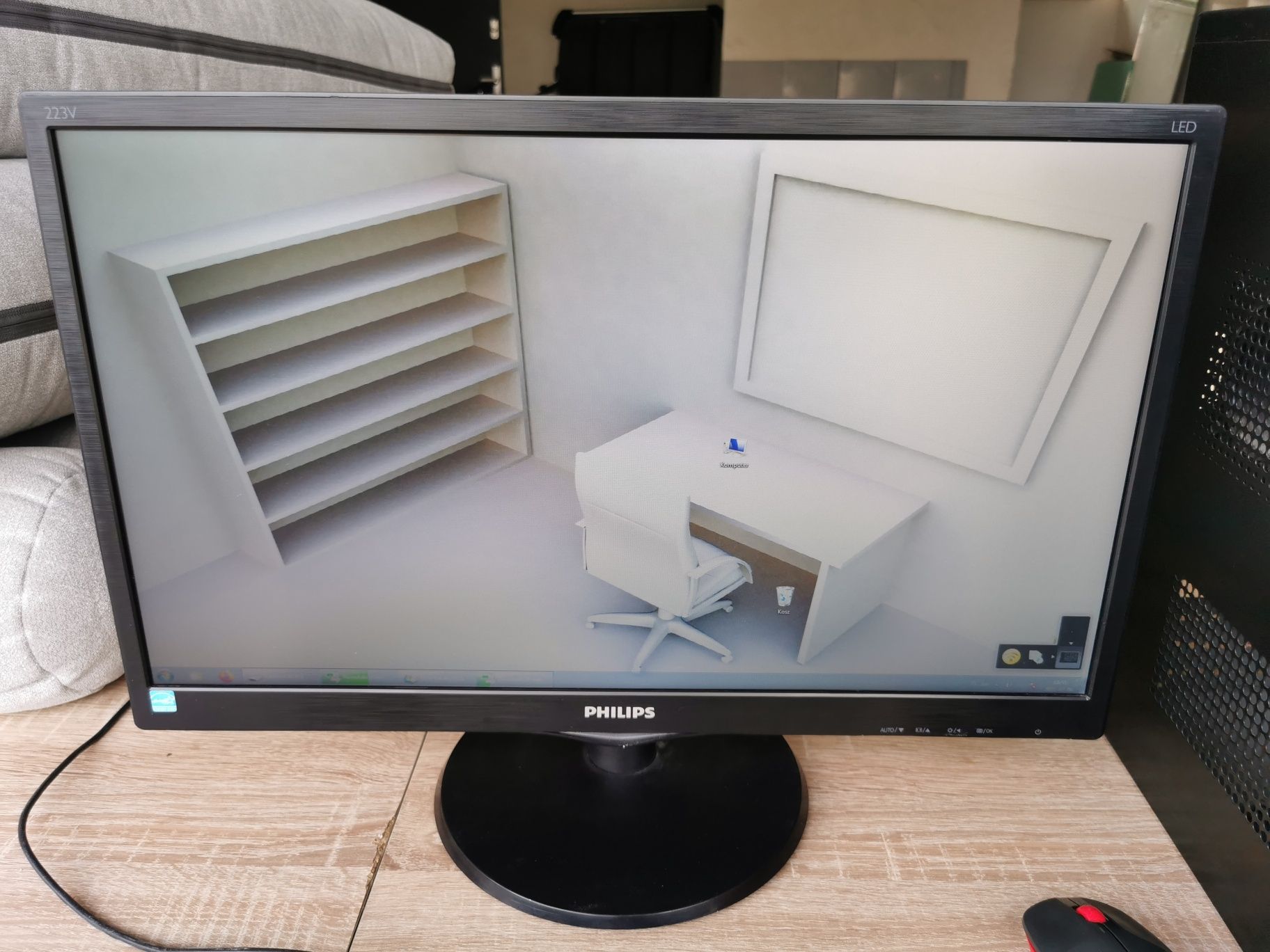 Komputer stacjonarny 8 GB Ram, pentium dual core + monitory Philips