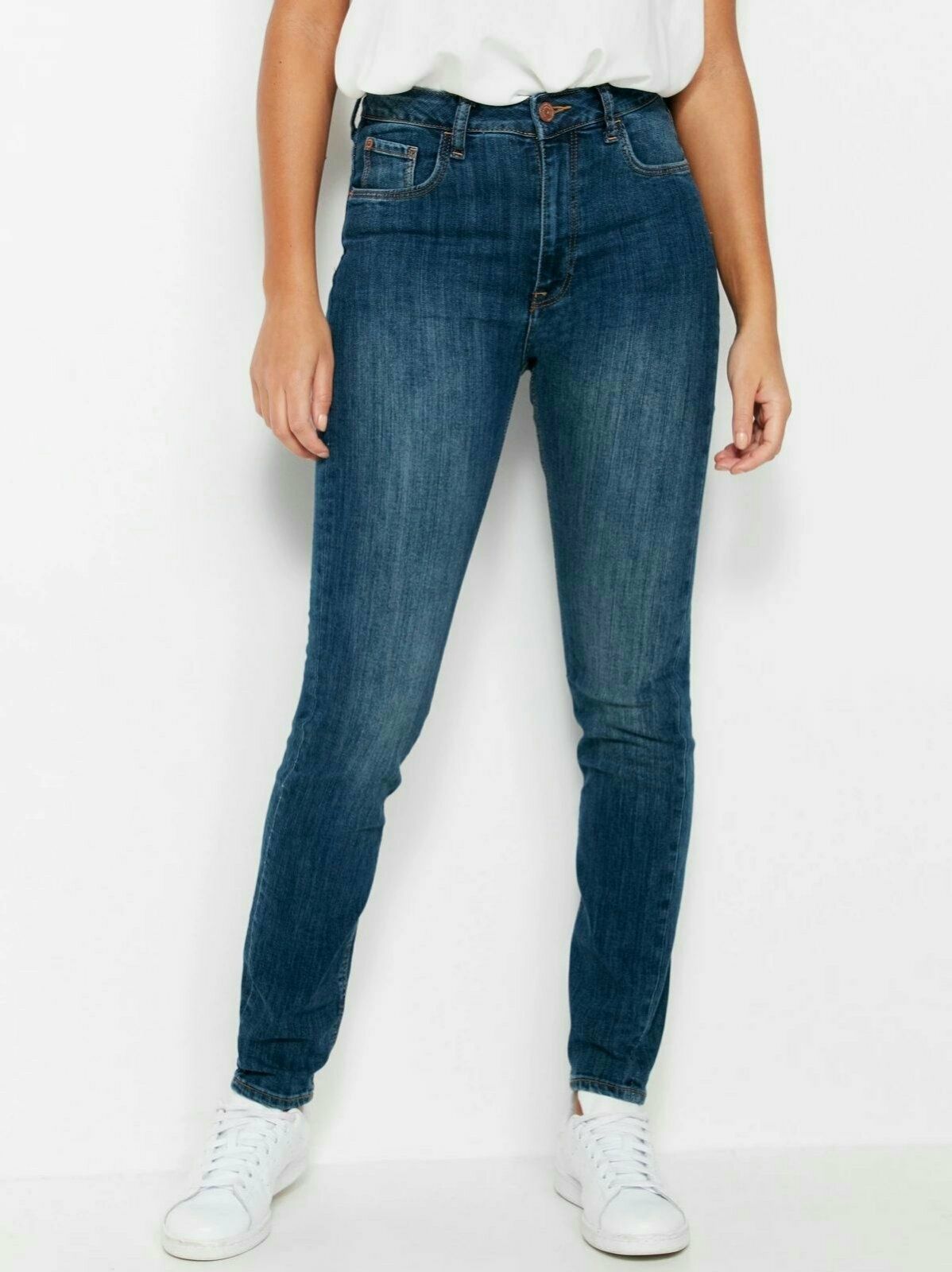 Lindex Vera женские синие джинсы скинни с высокой посадкой, размер S