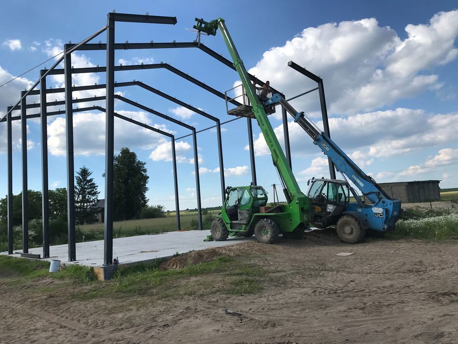 Konstrukcje stalowe hale obory magazyny 4 zł/kg