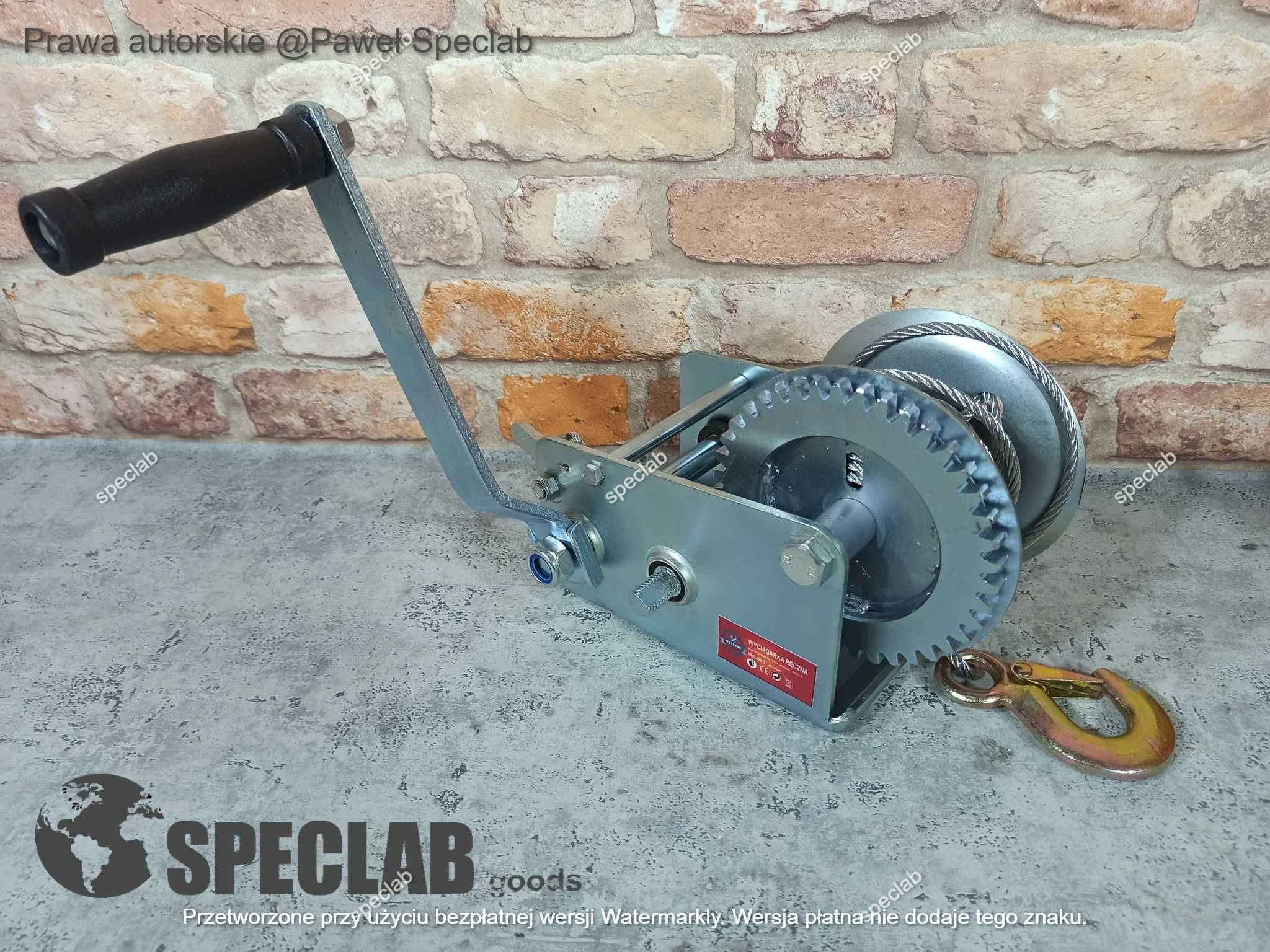 Wyciągarka ręczno korbowa MS-563 - 2500 LBS | 1136 kg