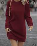 Vestido vermelho cardado novo
