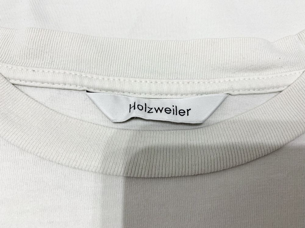 T-shirt kremowy śmietankowy Holzweiler 100% bawełna