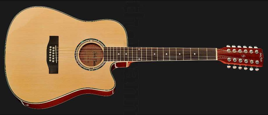 Нова акустична гітара 12 струн Harley Benton D-200CE-12NT | ХІТ