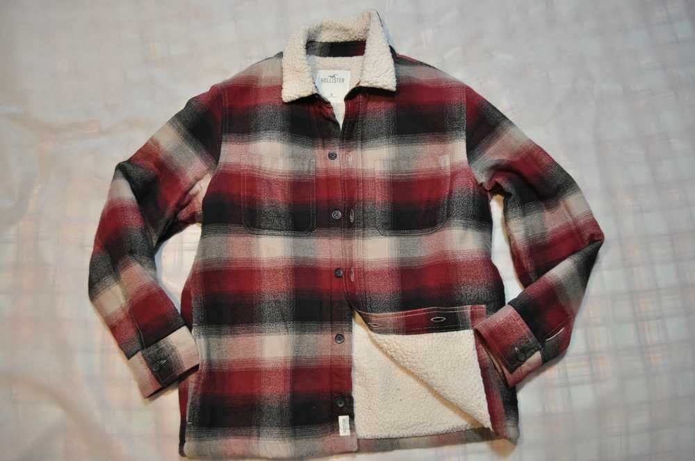 HOLLISTER S koszula na misiu męska ocieplana i6