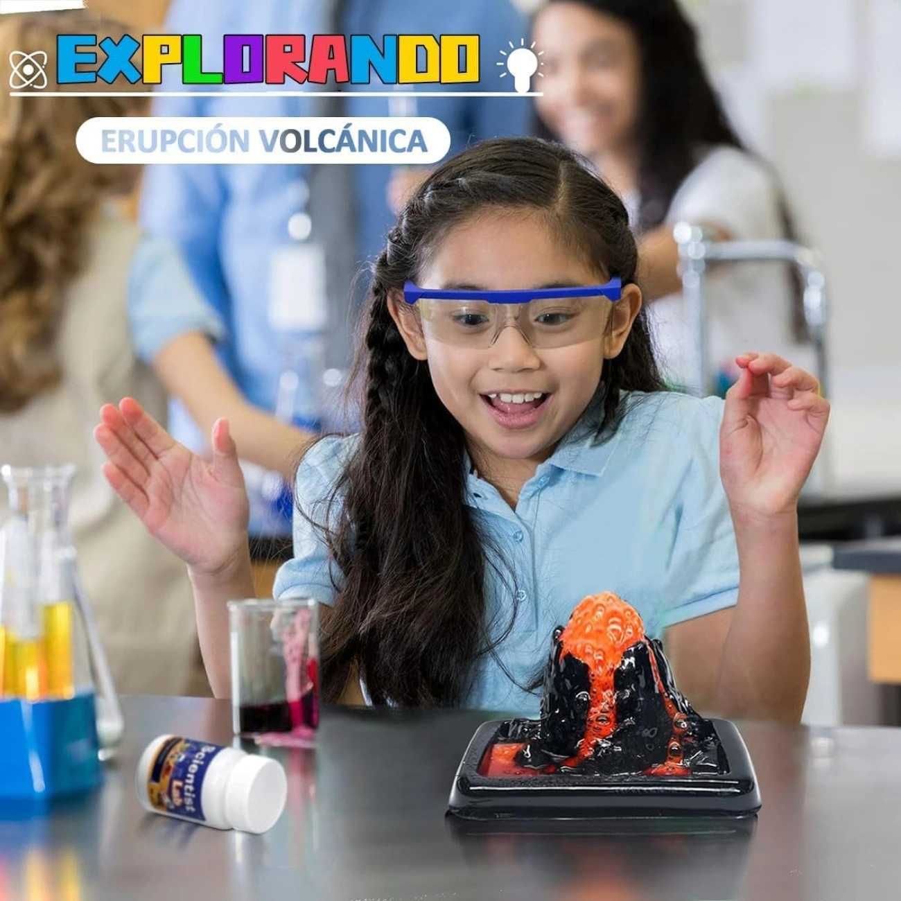 Дитячий науковий комплект з хімії STEM B32 експерименти з вулканом