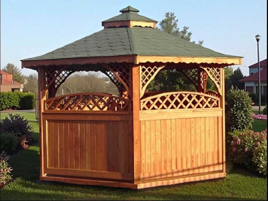 ALTANA 4 3,2m Półokrągłe Kratki Impregnowana +Gont Podłoga Producent