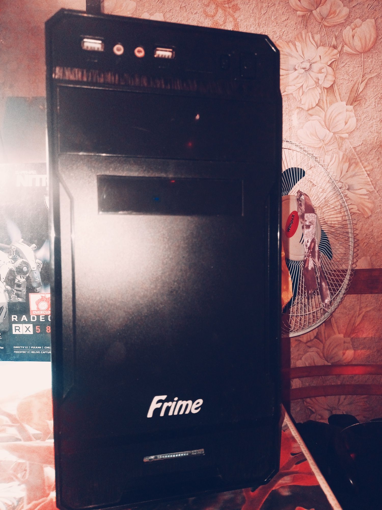 Игровой!RX 580/DDR4 16GB/8ядер/HDD1tb/SSD120