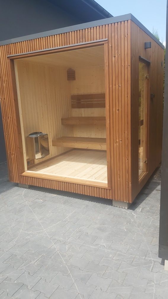 Sauna ogrodowa zewnetrzna gotowa od reki