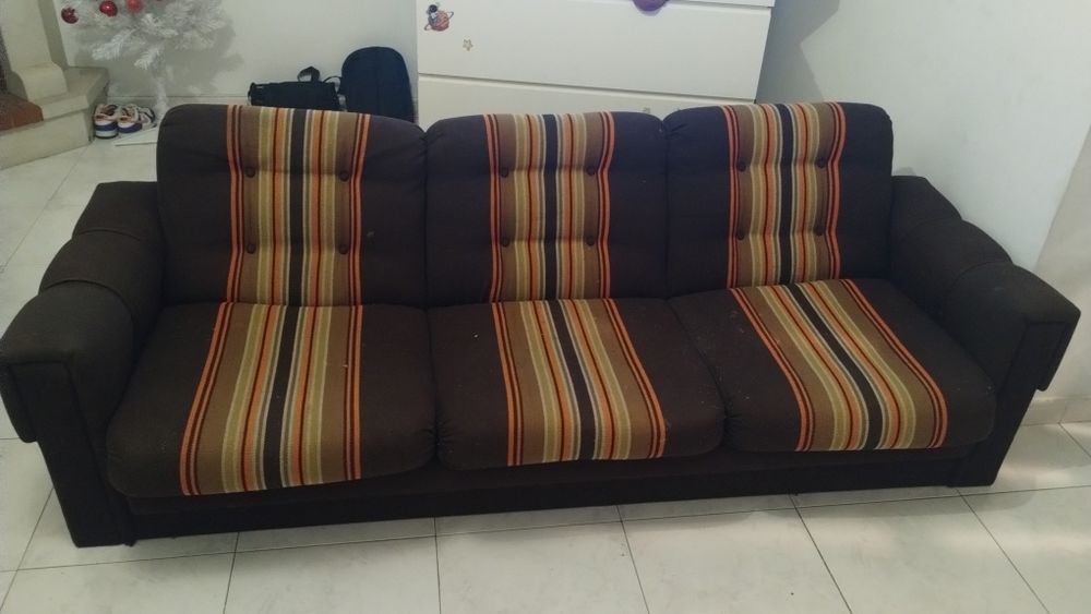 2 peças de sofá cama