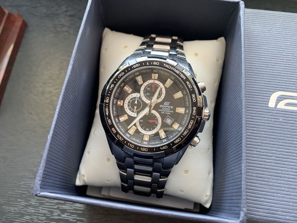 Zegarek Casio Edifice EF-539/Red/Tachometr/Piękny/Wys!