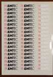 Наклейки EMTEC для аудио-, видеокассет