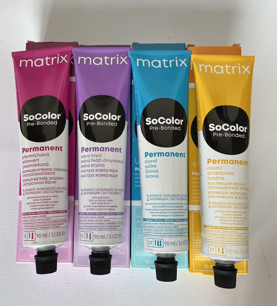 Фарба для волосся Matrix Socolor Pre-Bonded аміачна 90 мл матрікс