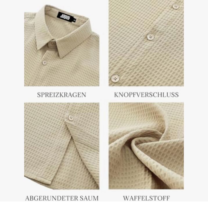 JOGAL męska koszula M – regular fit, długi rękaw