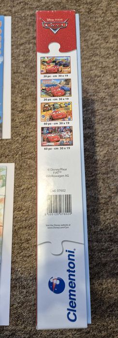Puzzle Clementoni 4w1 numer 07602 CARS