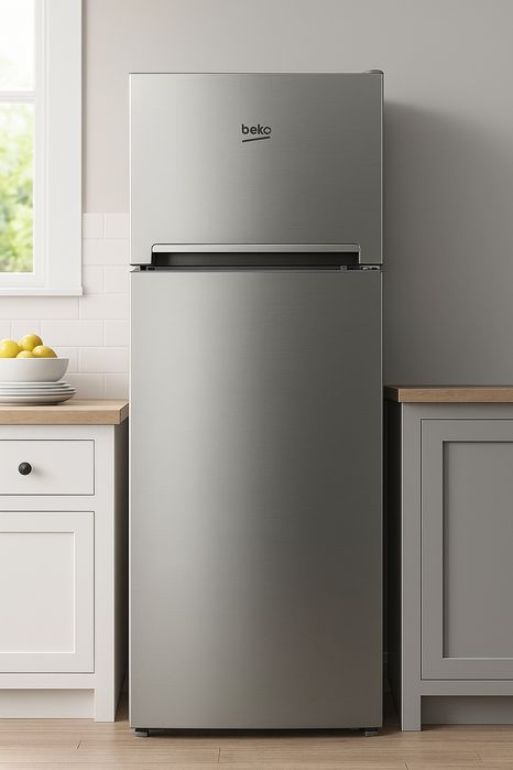 Lodówko zamrażarka Beko srebrna 145 cm