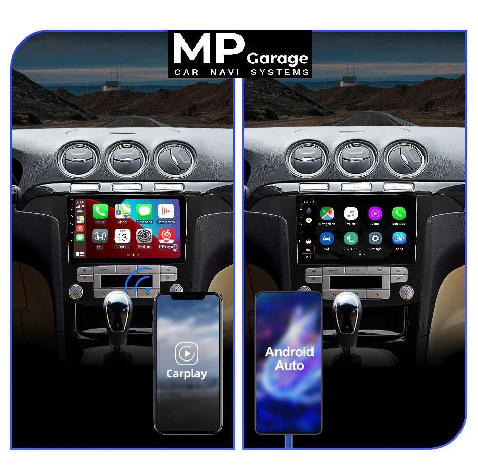 Radio FORD S-MAX Android 4G LTE Qled CarPlay 4G DSP Montaż!!!