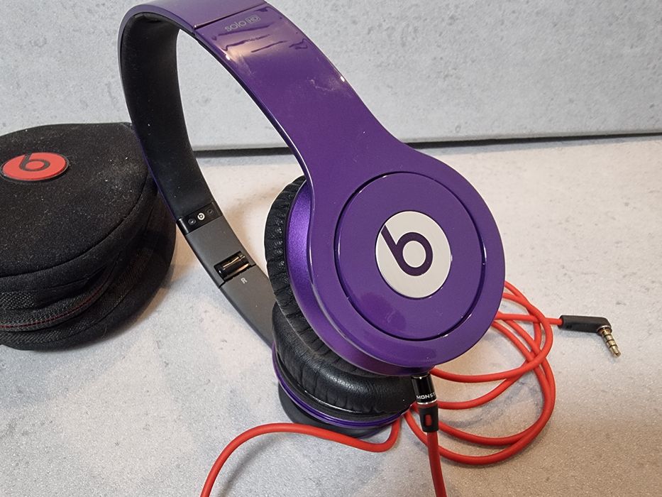 Beats by Dre Solo HD Violet słuchawki przewodowe by Dr Dre Apple